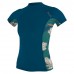 O'Neill Woman's Side Print Short Sleeve Rash Vest image