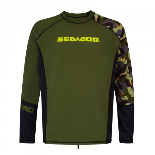 Seadoo Camo Long Sleeve Rashguard Sea-Doo, Riding Gear, Clothing & Accessories, Tech & Casual Wear image